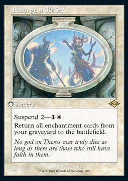 Resurgent Belief (V.1)⁣ - Modern Horizons 2: Extras⁣ (Rare)⁣ [385]