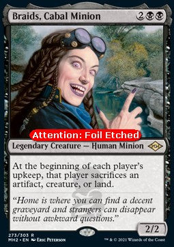 Braids, Cabal Minion (V.2) - Modern Horizons 2 (Rare) [MH2-273]