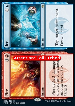 Fire // Ice (V.2) - Modern Horizons 2 (Rare) [MH2-290]