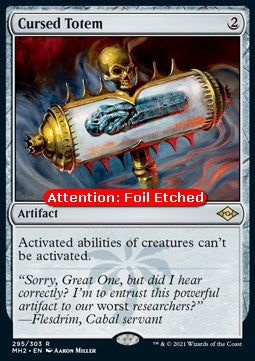 Cursed Totem (V.2) - Modern Horizons 2 (Rare) [MH2-295]