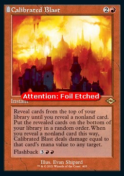 Calibrated Blast (V.2) - Modern Horizons 2: Extras (Rare) [XMH2-405]