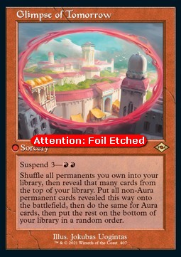 Glimpse of Tomorrow (V.2) - Modern Horizons 2: Extras (Rare) [XMH2-407]