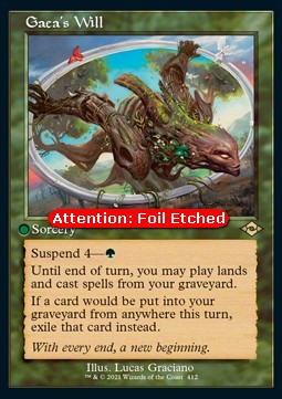 Gaea's Will (V.2)⁣ - Modern Horizons 2: Extras⁣ (Rare)⁣ [412]