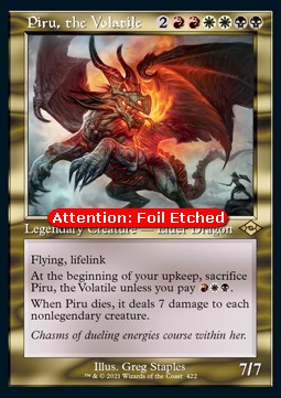 Piru, the Volatile (V.2)⁣ - Modern Horizons 2: Extras⁣ (Rare)⁣ [422]