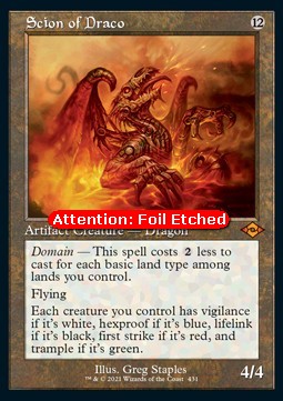 Scion of Draco (V.3)⁣ - Modern Horizons 2: Extras⁣ (Mythic)⁣ [431]
