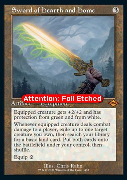 Sword of Hearth and Home (V.3) - Modern Horizons 2: Extras (Mythic) [XMH2-433]