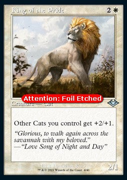 King of the Pride (V.2)⁣ - Modern Horizons: Retro Frame Cards⁣ (Uncommon)⁣ [4]