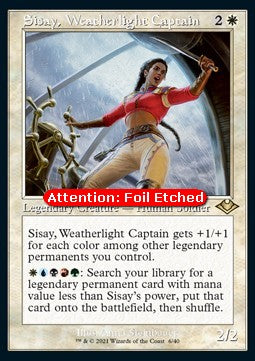 Sisay, Weatherlight Captain (V.2)⁣ - Modern Horizons: Retro Frame Cards⁣ (Rare)⁣ [6]