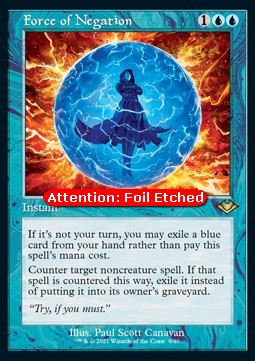 Force of Negation (V.2)⁣ - Modern Horizons: Retro Frame Cards⁣ (Rare)⁣ [9]