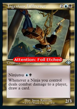 Ingenious Infiltrator (V.2)⁣ - Modern Horizons: Retro Frame Cards⁣ (Uncommon)⁣ [28]