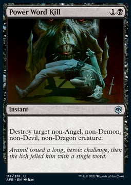 Power Word Kill - Adventures in the Forgotten Realms (Uncommon) [AFR-114]