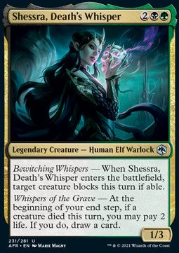 Shessra, Death's Whisper - Adventures in the Forgotten Realms (Uncommon) [AFR-231]