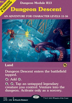 Dungeon Descent - Adventures in the Forgotten Realms: Extras (Rare) [XAFR-352]
