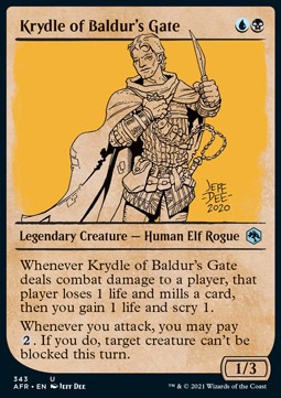Krydle of Baldur's Gate - Adventures in the Forgotten Realms: Extras (Uncommon) [XAFR-343]
