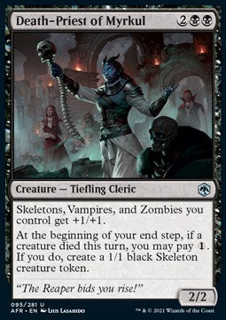 Death-Priest of Myrkul - Adventures in the Forgotten Realms (Uncommon) [AFR-95]