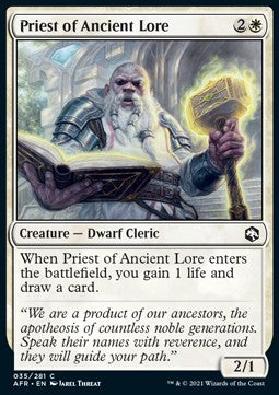 Priest of Ancient Lore - Adventures in the Forgotten Realms (Common) [AFR-35]