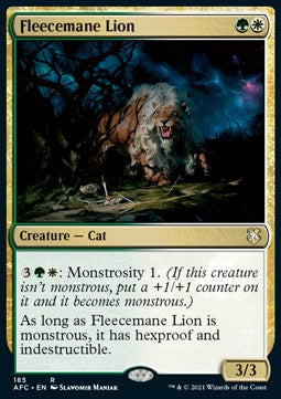 Fleecemane Lion - Commander: Adventures in the Forgotten Realms (Rare) [AFC-185]