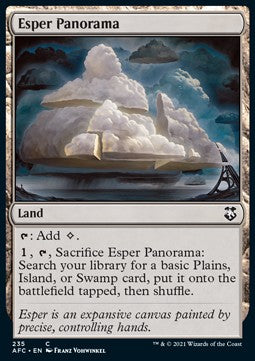 Esper Panorama - Commander: Adventures in the Forgotten Realms (Common) [AFC-235]