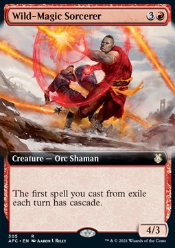 Wild-Magic Sorcerer - Commander: Adventures in the Forgotten Realms: Extras (Rare) [XAFC-305]