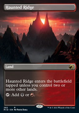 Haunted Ridge - Innistrad: Midnight Hunt: Extras (Rare) [XMID-282]