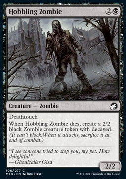 Hobbling Zombie - Innistrad: Midnight Hunt (Common) [MID-106]