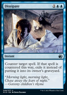 Dissipate - Innistrad: Midnight Hunt (Uncommon) [MID-49]