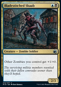 Bladestitched Skaab - Innistrad: Midnight Hunt (Uncommon) [MID-212]