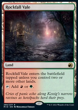Rockfall Vale - Innistrad: Midnight Hunt (Rare) [MID-266]