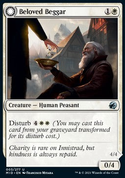 Beloved Beggar // Generous Soul - Innistrad: Midnight Hunt (Uncommon) [MID-3]