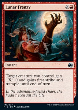 Lunar Frenzy - Innistrad: Midnight Hunt (Uncommon) [MID-147]