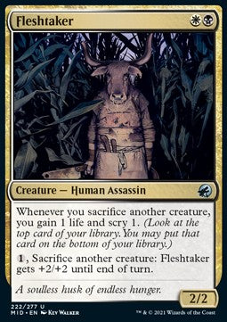 Fleshtaker - Innistrad: Midnight Hunt (Uncommon) [MID-222]