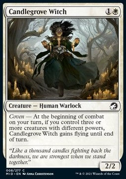 Candlegrove Witch - Innistrad: Midnight Hunt (Common) [MID-8]