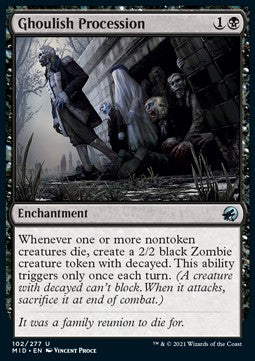 Ghoulish Procession - Innistrad: Midnight Hunt (Uncommon) [MID-102]