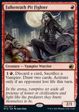 Falkenrath Pit Fighter - Innistrad: Midnight Hunt (Rare) [MID-137]