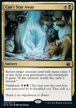 Can't Stay Away - Innistrad: Midnight Hunt (Rare) [MID-213]