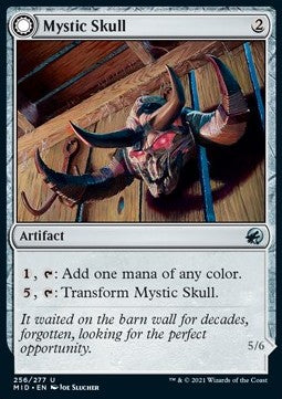 Mystic Skull // Mystic Monstrosity - Innistrad: Midnight Hunt (Uncommon) [MID-256]