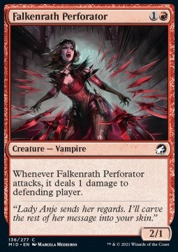 Falkenrath Perforator - Innistrad: Midnight Hunt (Common) [MID-136]