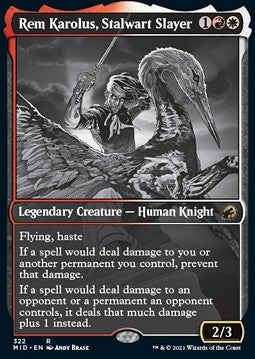 Rem Karolus, Stalwart Slayer - Innistrad: Midnight Hunt: Extras (Rare) [XMID-322]