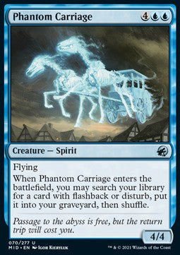 Phantom Carriage - Innistrad: Midnight Hunt (Uncommon) [MID-70]