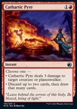 Cathartic Pyre - Innistrad: Midnight Hunt (Uncommon) [MID-133]
