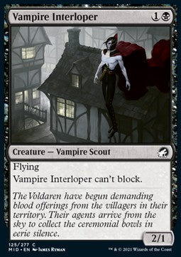 Vampire Interloper - Innistrad: Midnight Hunt (Common) [MID-125]