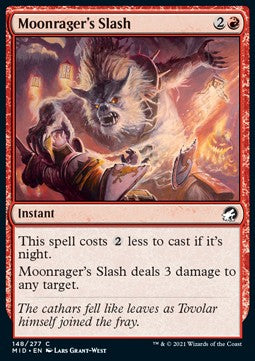 Moonrager's Slash - Innistrad: Midnight Hunt (Common) [MID-148]