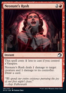 Neonate's Rush - Innistrad: Midnight Hunt (Common) [MID-151]