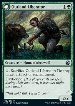 Outland Liberator // Frenzied Trapbreaker - Innistrad: Midnight Hunt (Uncommon) [MID-190]