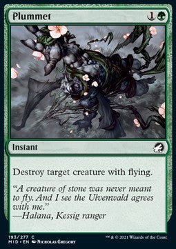 Plummet - Innistrad: Midnight Hunt (Common) [MID-193]