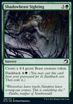 Shadowbeast Sighting - Innistrad: Midnight Hunt (Common) [MID-198]