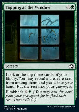 Tapping at the Window - Innistrad: Midnight Hunt (Common) [MID-201]