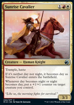 Sunrise Cavalier - Innistrad: Midnight Hunt (Uncommon) [MID-244]