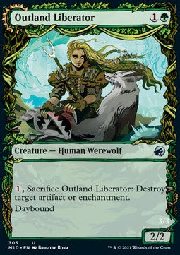 Outland Liberator // Frenzied Trapbreaker - Innistrad: Midnight Hunt: Extras (Uncommon) [XMID-303]