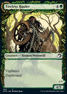 Tireless Hauler // Dire-Strain Brawler - Innistrad: Midnight Hunt: Extras (Common) [XMID-305]